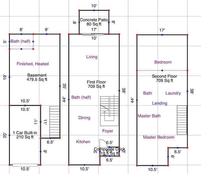 1009 Ethan Allen Dr Unit 1009, New Windsor, NY 12553 - floor plan / room layout