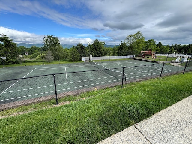 1009 Ethan Allen Dr Unit 1009, New Windsor, NY 12553 - view of tennis court