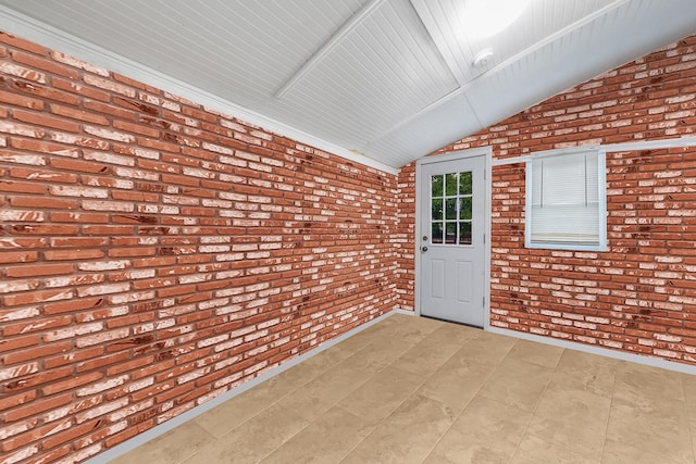 44 Juniper St, Central Islip, NY 11722 - unfurnished sunroom featuring lofted ceiling