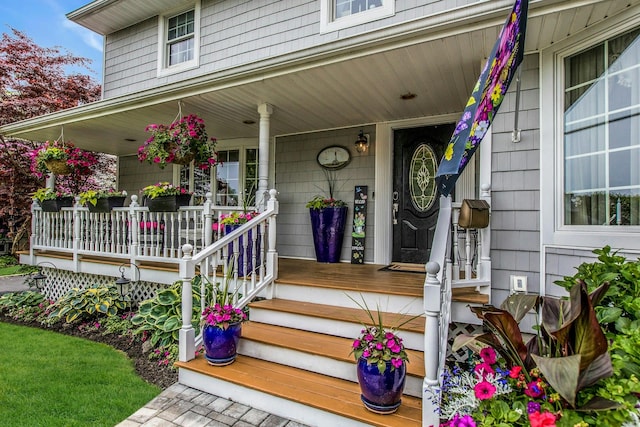 258 Timberpoint Rd, East Islip, NY 11730 - property entrance with covered porch