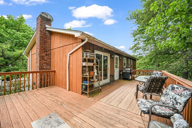10 Catawba Dr, West Nyack, NY 10994 - deck featuring grilling area
