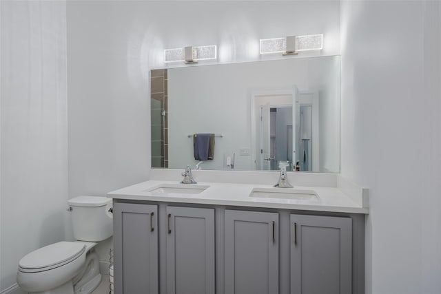 12 Grace Hall Ln, Yaphank, NY 11980 - bathroom with double vanity and toilet
