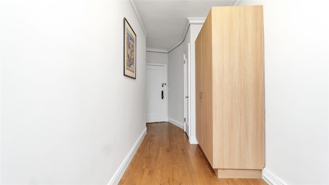 8 Barstow Rd Unit 2G, Great Neck, NY 11021 - hall featuring light wood-style floors and baseboards