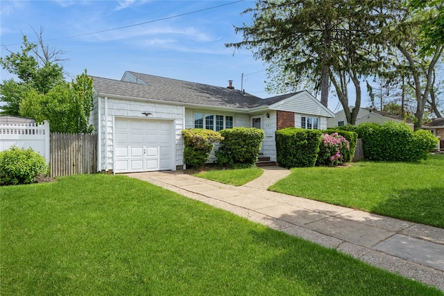 233 Violet St, Massapequa Park, NY 11762 - view of front facade featuring an attached garage, driveway, and roof with shingles