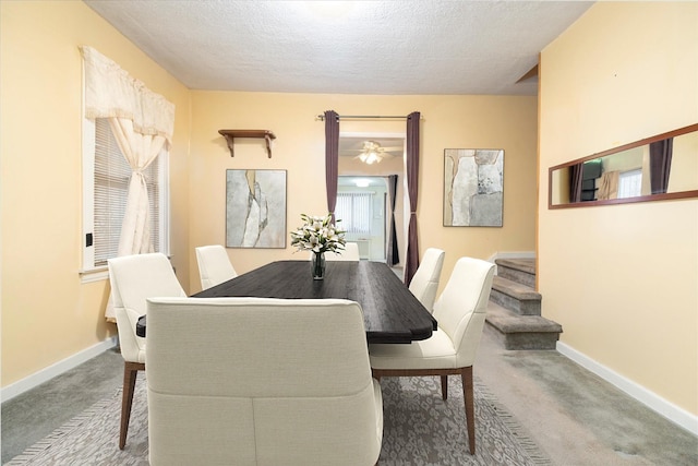 120-05 115th Ave, South Ozone Park, NY 11420 - carpeted dining room with baseboards and a textured ceiling