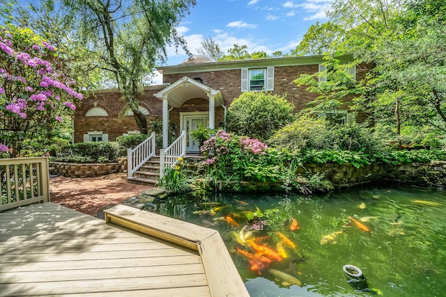 25 Rustic Gate Ln, Dix Hills, NY 11746 - view of wooden terrace