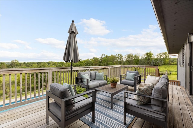 62 Hicks Ln, Clinton Corners, NY 12514 - wooden terrace featuring an outdoor hangout area