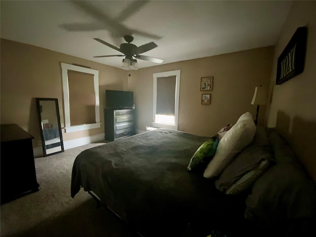 1234 State Route 17k, Montgomery, NY 12549 - carpeted bedroom featuring a ceiling fan