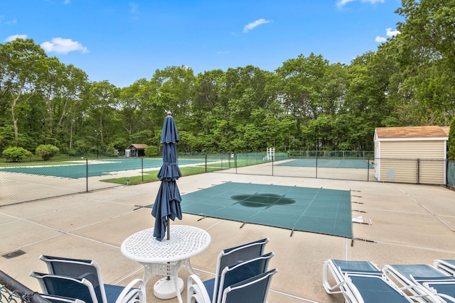 12 Franklin Commons, Yaphank, NY 11980 - view of sport court with a tennis court