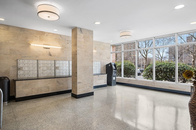 880 Boynton Ave Unit 1K, Bronx, NY 10473 - common area featuring recessed lighting and tile walls