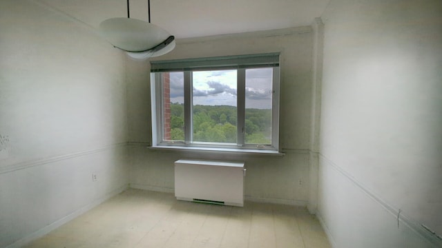 16 Rockledge Ave Unit 5B1, Ossining, NY 10562 - unfurnished dining area with radiator and baseboards