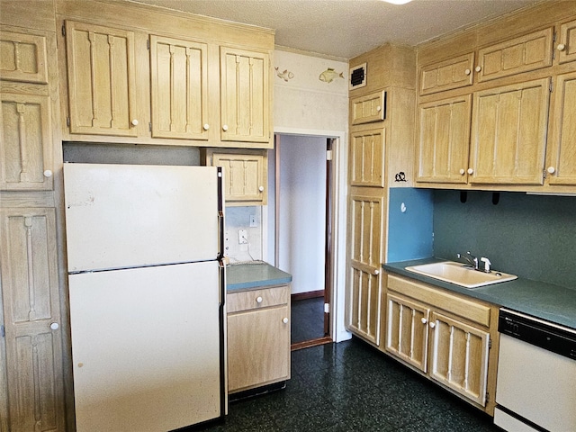 16 Rockledge Ave Unit 5B1, Ossining, NY 10562 - kitchen with white appliances, a sink, and dark flooring