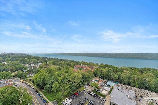 5700 Arlington Ave Unit 20K, Bronx, NY 10471 - bird's eye view of a large body of water and a heavily wooded area