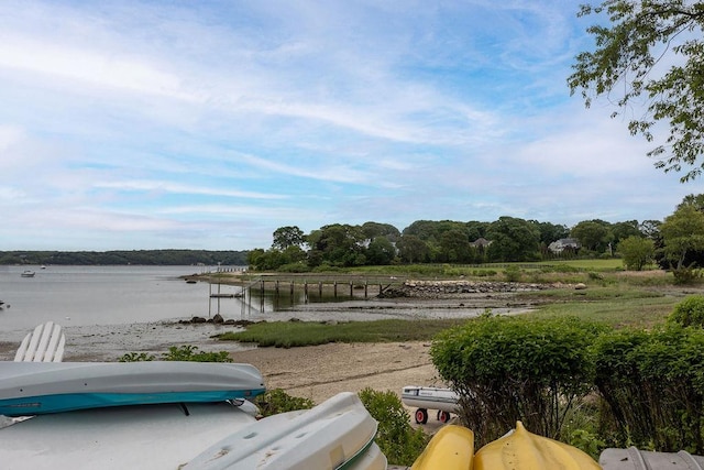 21 Maple Rd, Setauket, NY 11733 - dock area with a water view