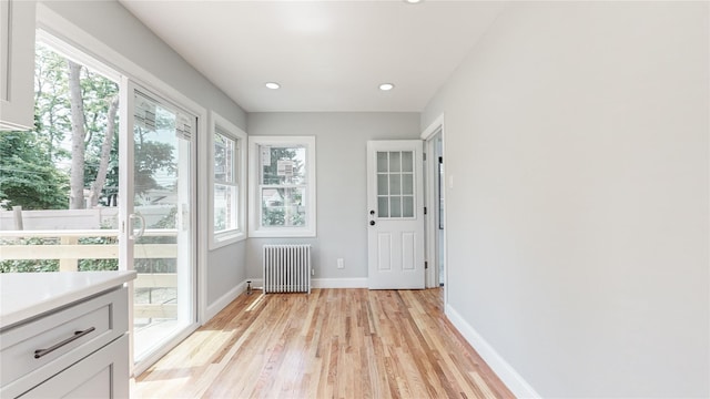 596 Terrace Pl, Baldwin, NY 11510 - unfurnished sunroom with radiator