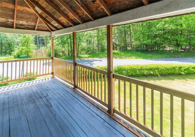 750 Irish Cape Rd, Ellenville, NY 12428 - view of wooden deck