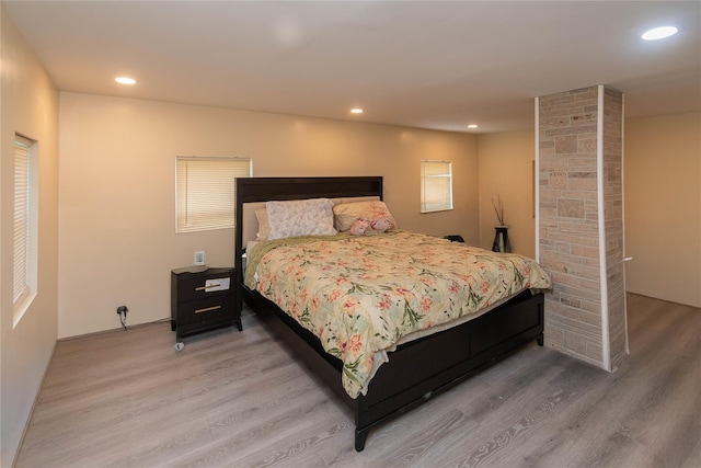 750 Irish Cape Rd, Ellenville, NY 12428 - bedroom featuring light wood-style floors and recessed lighting