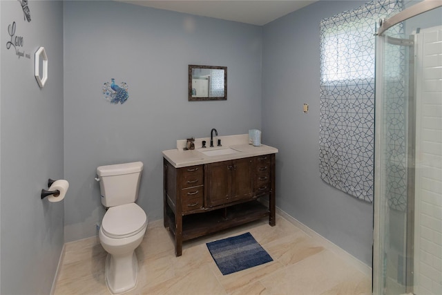 750 Irish Cape Rd, Ellenville, NY 12428 - bathroom featuring toilet, vanity, and a shower
