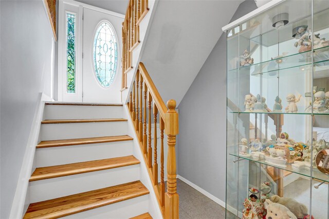 10 Charter Ct, Dix Hills, NY 11746 - stairway with baseboards