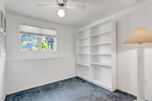 10 Charter Ct, Dix Hills, NY 11746 - empty room featuring carpet flooring, baseboards, and ceiling fan