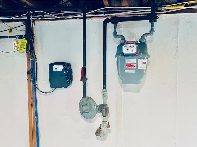 24 Gaymor Ln, Commack, NY 11725 - utility room with gas meter