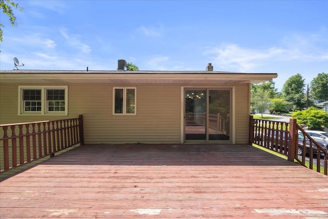 15 Mari Rd, Chester, NY 10918 - view of wooden deck
