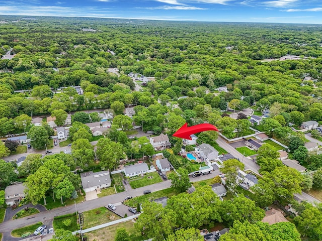 14 Arlington St, Patchogue, NY 11772 - bird's eye view of a forest