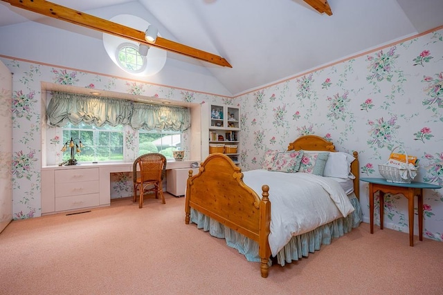 211 N Little Tor Rd, New City, NY 10956 - bedroom featuring wallpapered walls and carpet flooring