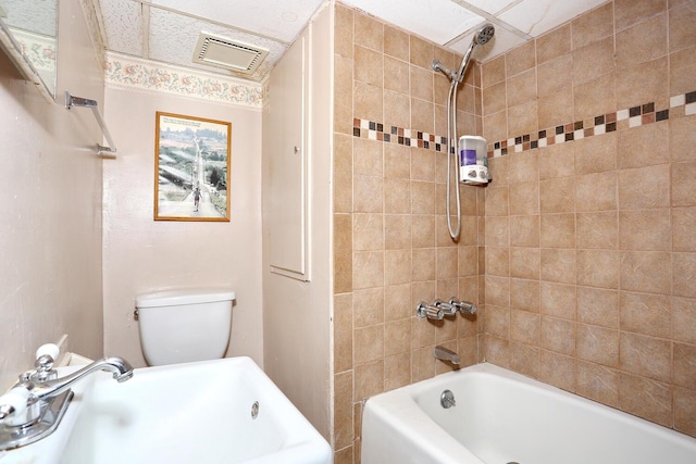 173 Massachusetts Ave, Congers, NY 10920 - bathroom with a sink,  shower combination, and toilet