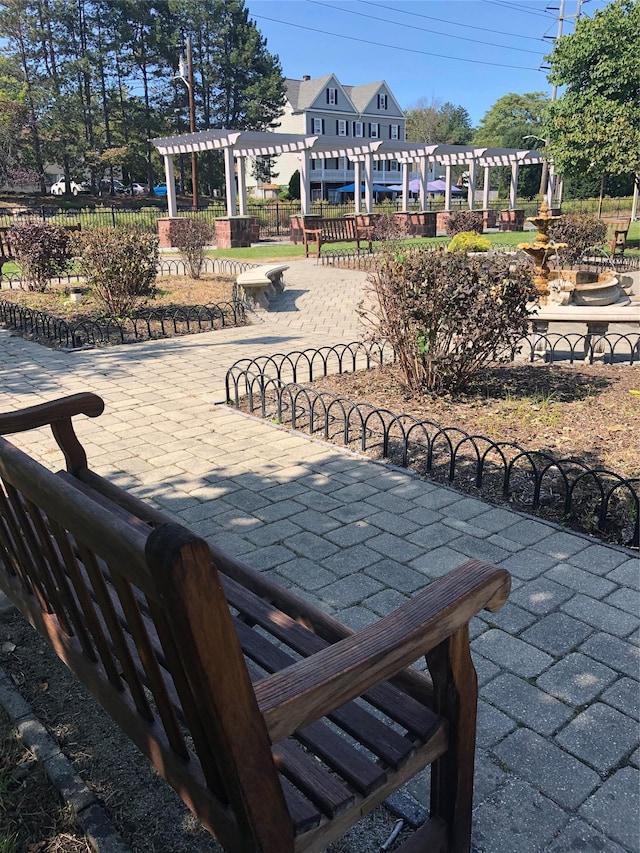 173 Massachusetts Ave, Congers, NY 10920 - view of patio with a pergola