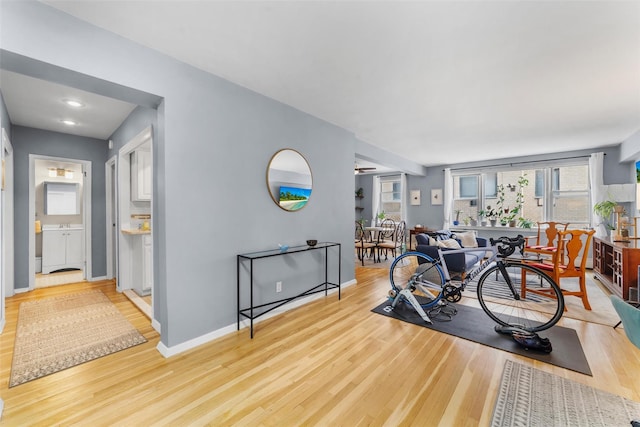 120 E Hartsdale Unit 3L, Hartsdale, NY 10530 - living area with wood finished floors and baseboards