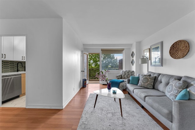 5700 Arlington Ave Unit 5D, Bronx, NY 10471 - living area with light wood-type flooring and baseboards