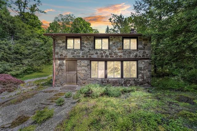 1670 Baptist Church Rd, Yorktown Heights, NY 10598 - view of front of home with stone siding