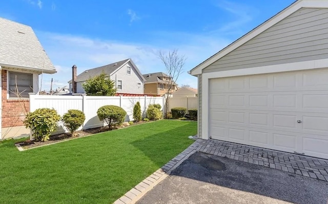 1311 154th St, Beechhurst, NY 11357 - view of yard featuring a garage