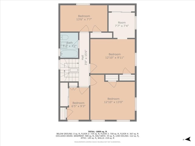 1311 154th St, Beechhurst, NY 11357 - floor plan / room layout