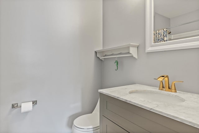 2 Old Brookville Ct, Manorville, NY 11949 - bathroom with vanity and a shower with shower curtain