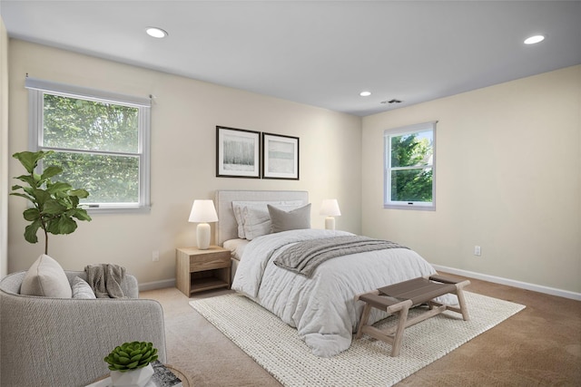 2 Old Brookville Ct, Manorville, NY 11949 - carpeted bedroom with recessed lighting