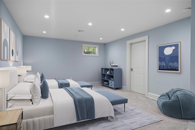 2 Old Brookville Ct, Manorville, NY 11949 - carpeted bedroom featuring recessed lighting and baseboards