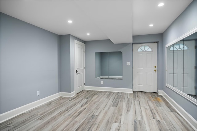 2 Old Brookville Ct, Manorville, NY 11949 - entrance foyer featuring light wood-type flooring and recessed lighting
