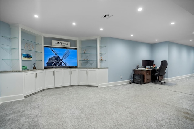 2 Old Brookville Ct, Manorville, NY 11949 - carpeted office space featuring recessed lighting
