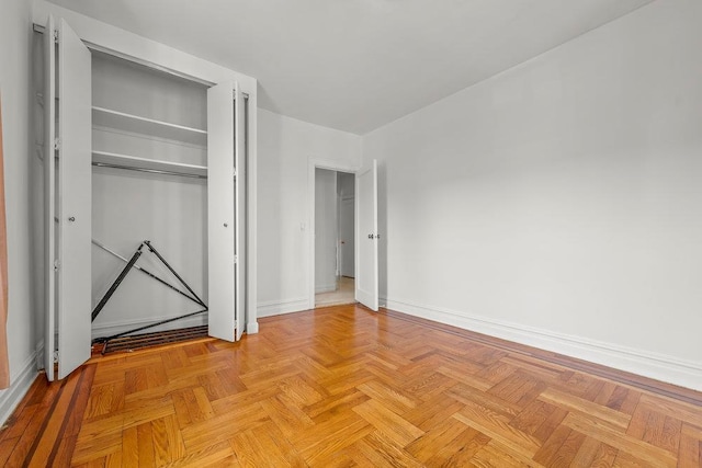 1681 Brooklyn Ave, Brooklyn, NY 11210 - unfurnished bedroom featuring baseboards and a closet