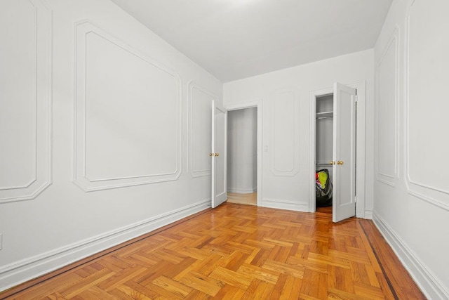 1681 Brooklyn Ave, Brooklyn, NY 11210 - unfurnished bedroom with a closet and baseboards