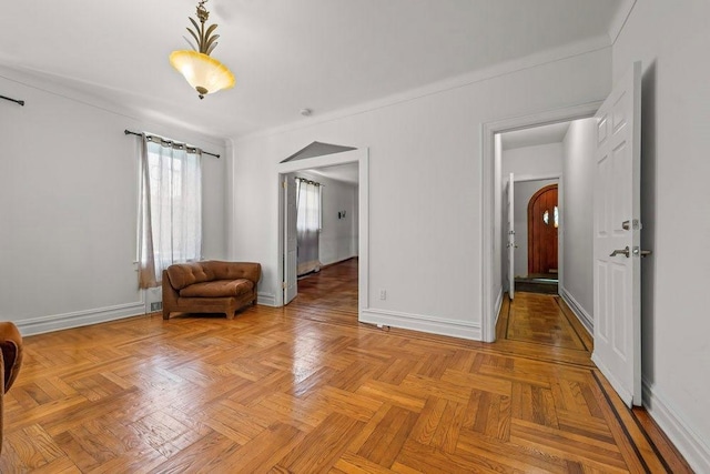 1681 Brooklyn Ave, Brooklyn, NY 11210 - empty room featuring baseboards