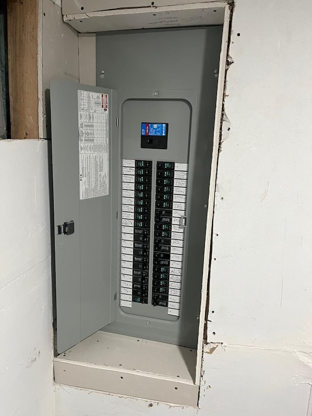 21 James Ll Burrell Ave, Hempstead, NY 11550 - utility room with electric panel