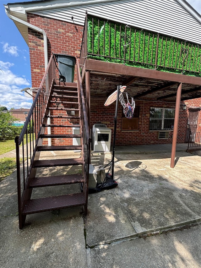2110 Light St, Bronx, NY 10466 - view of patio with stairway