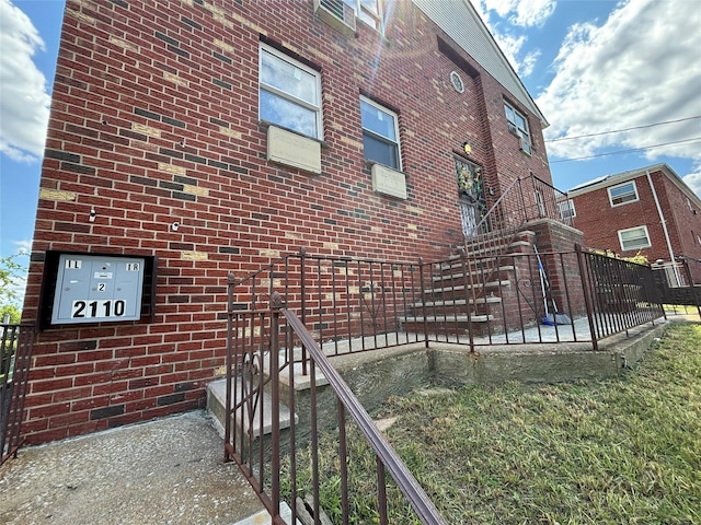 2110 Light St, Bronx, NY 10466 - view of side of property with brick siding and stairs