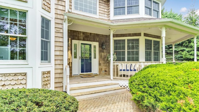 1260 Water Ter, Southold, NY 11971 - view of exterior entry featuring covered porch