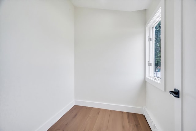 205 Blueberry Ln, Hicksville, NY 11801 - spare room with light wood-style flooring, baseboards, and healthy amount of natural light