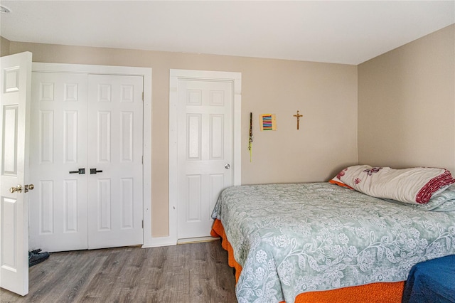 45 Cragmere Rd, Airmont, NY 10901 - bedroom featuring wood finished floors and a closet