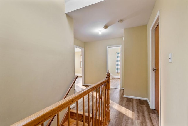 12 Gillis Ave, Nyack, NY 10960 - corridor featuring an upstairs landing and wood finished floors